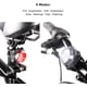 thumbnail image 3 of Juego de luces de bicicleta recargables por USB, faro delantero superbrillante y luz LED trasera para bicicleta, batería de litio, 4 modos de luz., 3 of 5