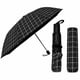 thumbnail image 1 of Paraguas plegable Decodreams negro cuadrícula 96 cm con varillas flexibles, 1 of 3