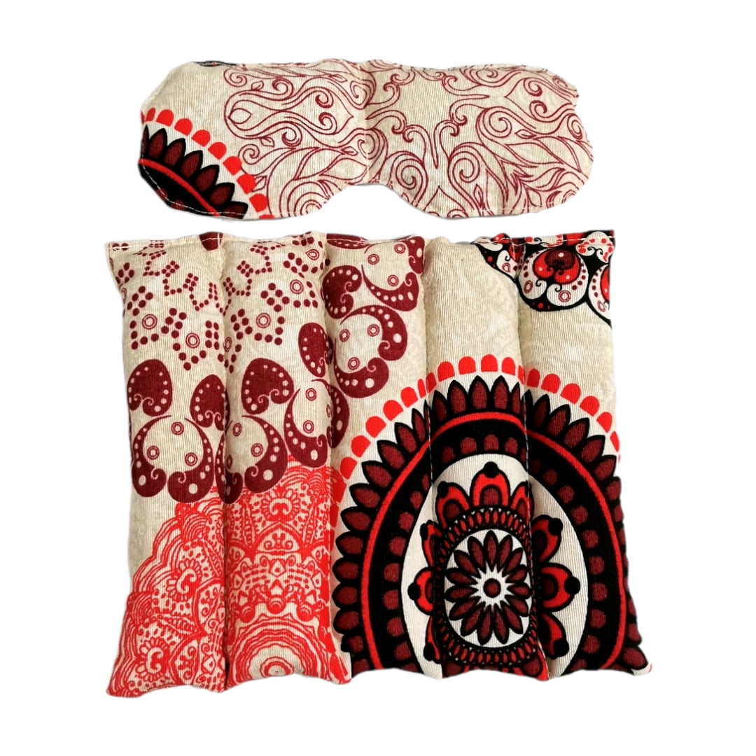 Almayun - Guatero De Semillas + Antifaz Mandala Rojo