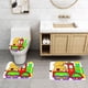 thumbnail image 2 of Las Aventuras de Spot Juego de 3 alfombras de baño de coral fleece: tapete de baño + alfombra de inodoro en forma de U + funda de tapa de inodoro en forma de O, 2 of 6