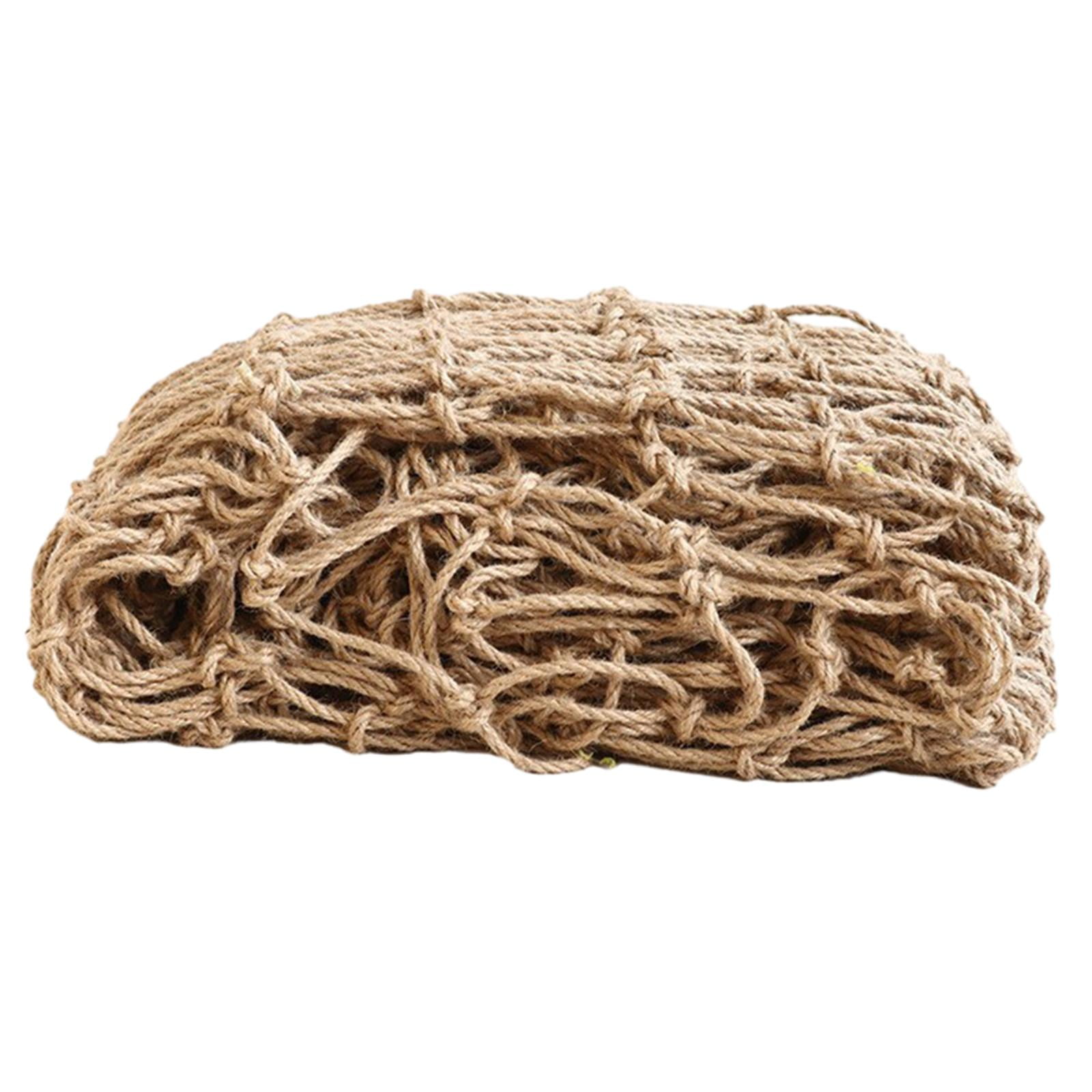 Magideal - Red De Cuerda De Cáñamo Para Soporte De Plantas Malla De Trepadora Soga De Yute Red Decorativa Función De Separación Adecuada Para Jardinería Muro De 1mx5m