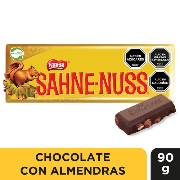 Chocolate con Almendras Barra, 90 g