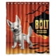 thumbnail image 1 of Cortina de ducha de la película Bolt, juego de cortinas de baño con ganchos, tamaño 60 x 72 pulgadas, 1 of 3