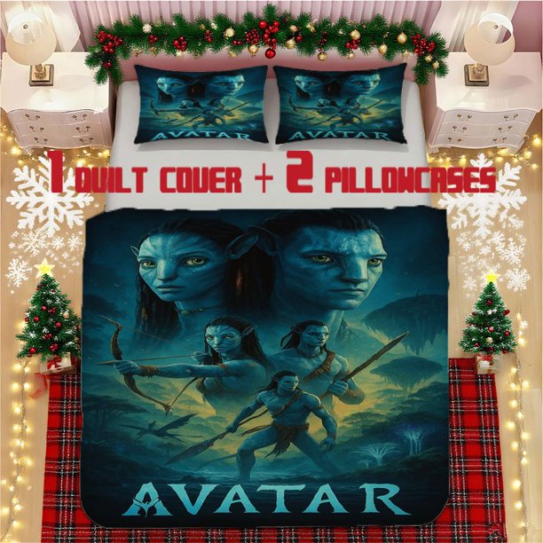 AvatarSoft Printed Bedding Set Polyester Fabric Decorative & Warm