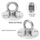 thumbnail image 2 of Ganchos de montaje en el techo - Sostenga hasta 1100 libras, Yoga Starter Set - Adecuado para anillos de gimnasio, suspensiones, uso interior / exterior -304 gancho de suspensión de acero in, 2 of 3