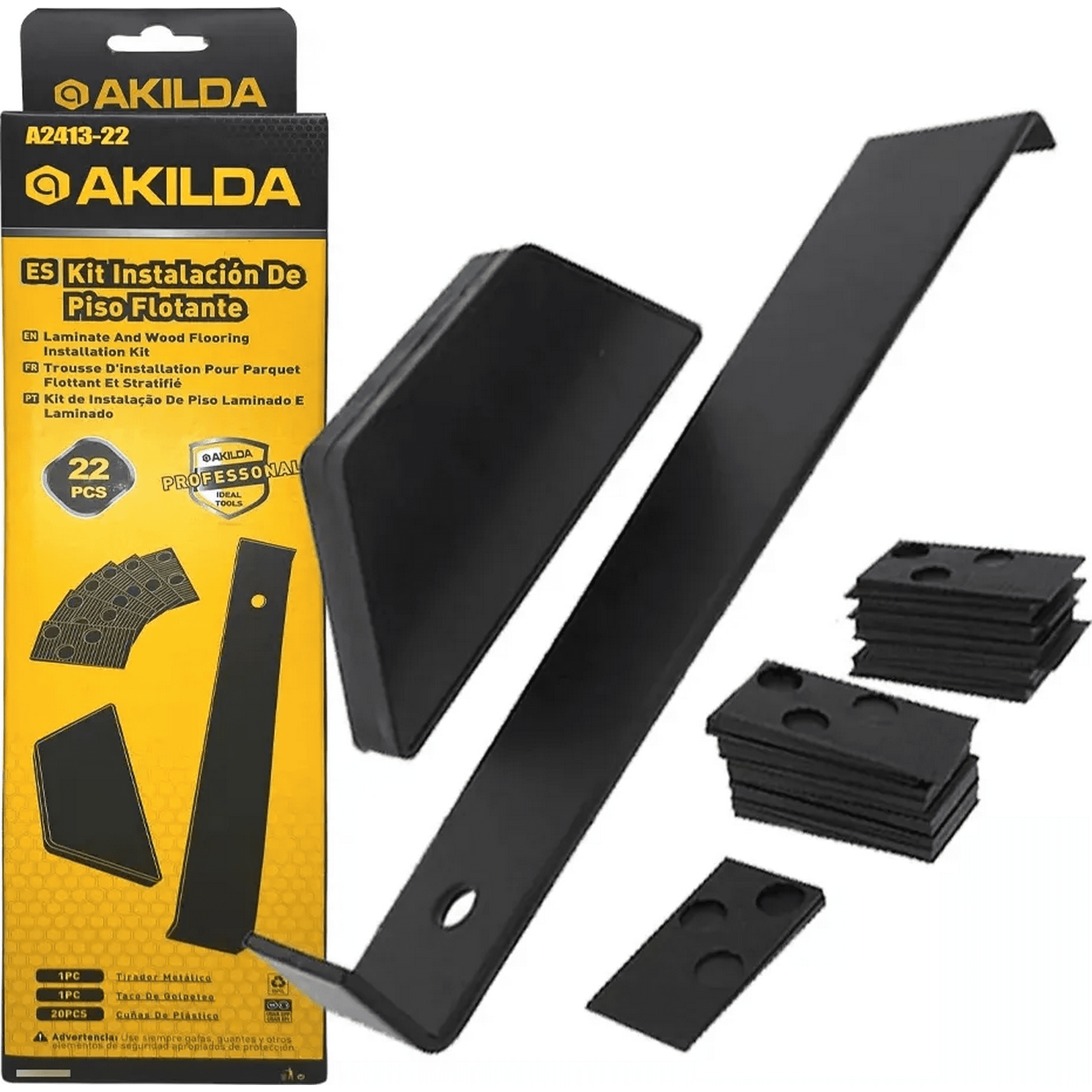 Genérico - Kit De Montaje Instalacion Suelos Laminados Y Madera 22 Ps