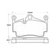 thumbnail image 2 of Pastillas Freno para auto Porsche Cayman 2016-2023 Delantero, 2 of 4
