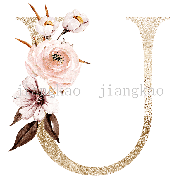 Personalised Name Initial Backpack with Pink Gold Letter Design Girls Kid Nursery Child Pre School Rucksack School Bag Backpack