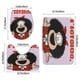 thumbnail image 3 of Juego de 3 Alfombras de Baño de Terciopelo Coral Mafalda, 3 of 6