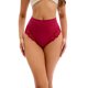 thumbnail image 1 of Ropa Interior de Mujer INSPIRE CHIC Vuelta al Colegio Bragas de Cintura Alta con Ribete de Encaje XL Rojo Vino, 1 of 4
