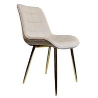 Oh! Mi Hogar ® - Pack De 2 Sillas Milano Patas Doradas