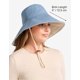 thumbnail image 2 of Sombrero Solbari S/M Azul/Beige UPF 50+ Algodón-Lino, 2 of 7