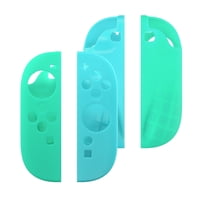Funda De Silicona Aaronmei Para Control Joy-Cons Nintendo Switch 2 Verde Azul