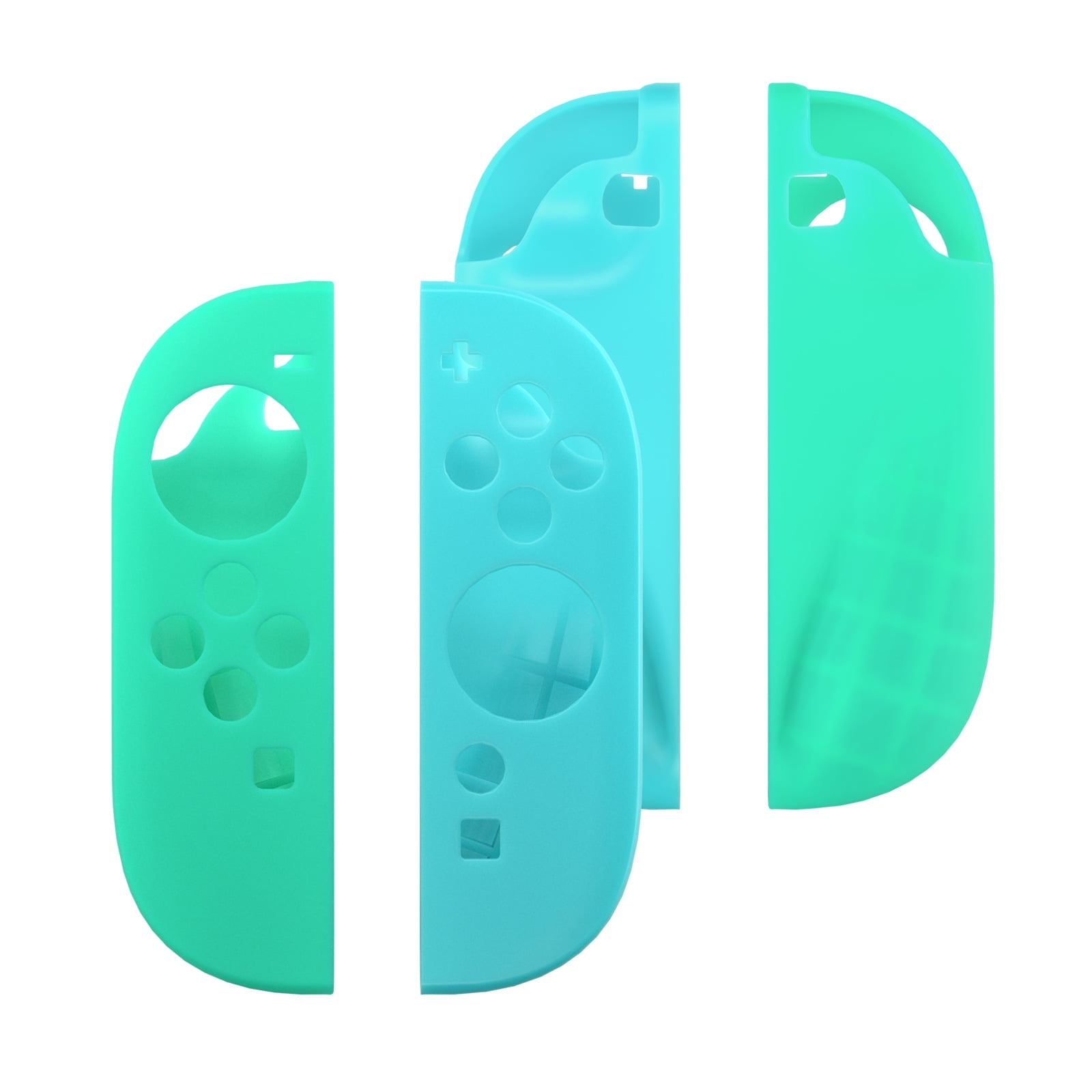 Funda De Silicona Aaronmei Para Control Joy-cons Nintendo Switch 2 Verde Azul