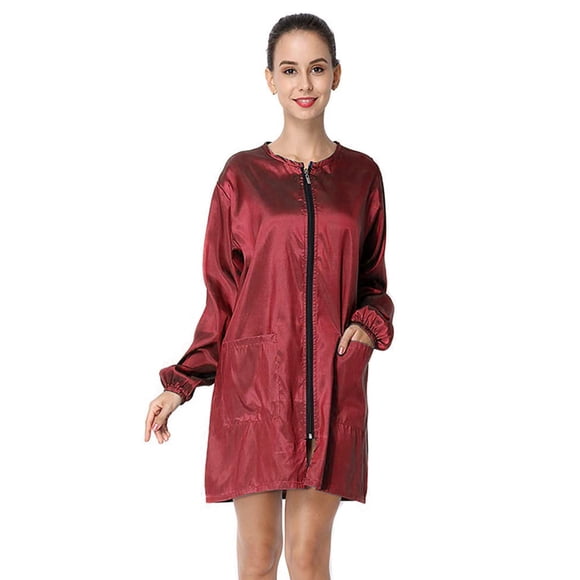 Bata impermeable para salón Exttlliy, poliéster, talla M