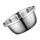 thumbnail image 3 of Colador De Acero Inoxidable Para Cocina, Colador De Alimentos Grueso Resistente, 24cm, 3 of 3