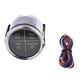thumbnail image 3 of 52mm 2 "4 led indicador de alarma volt oil temp chk eng indicador negro cromo, 3 of 5