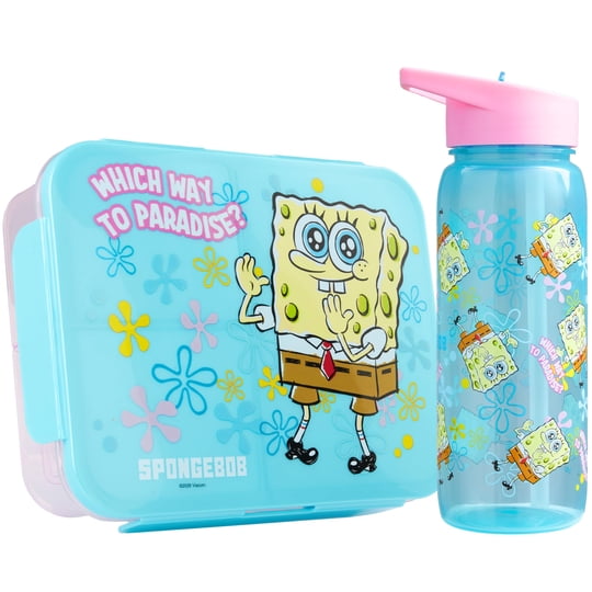 Set De Lonchera Get Trend Spongebob De 3 Compartimentos