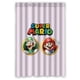 thumbnail image 1 of Cortina de ducha de dibujos animados de Super Mario, juego de cortina de baño con ganchos, tamaño 48 x 72 pulgadas, 1 of 3