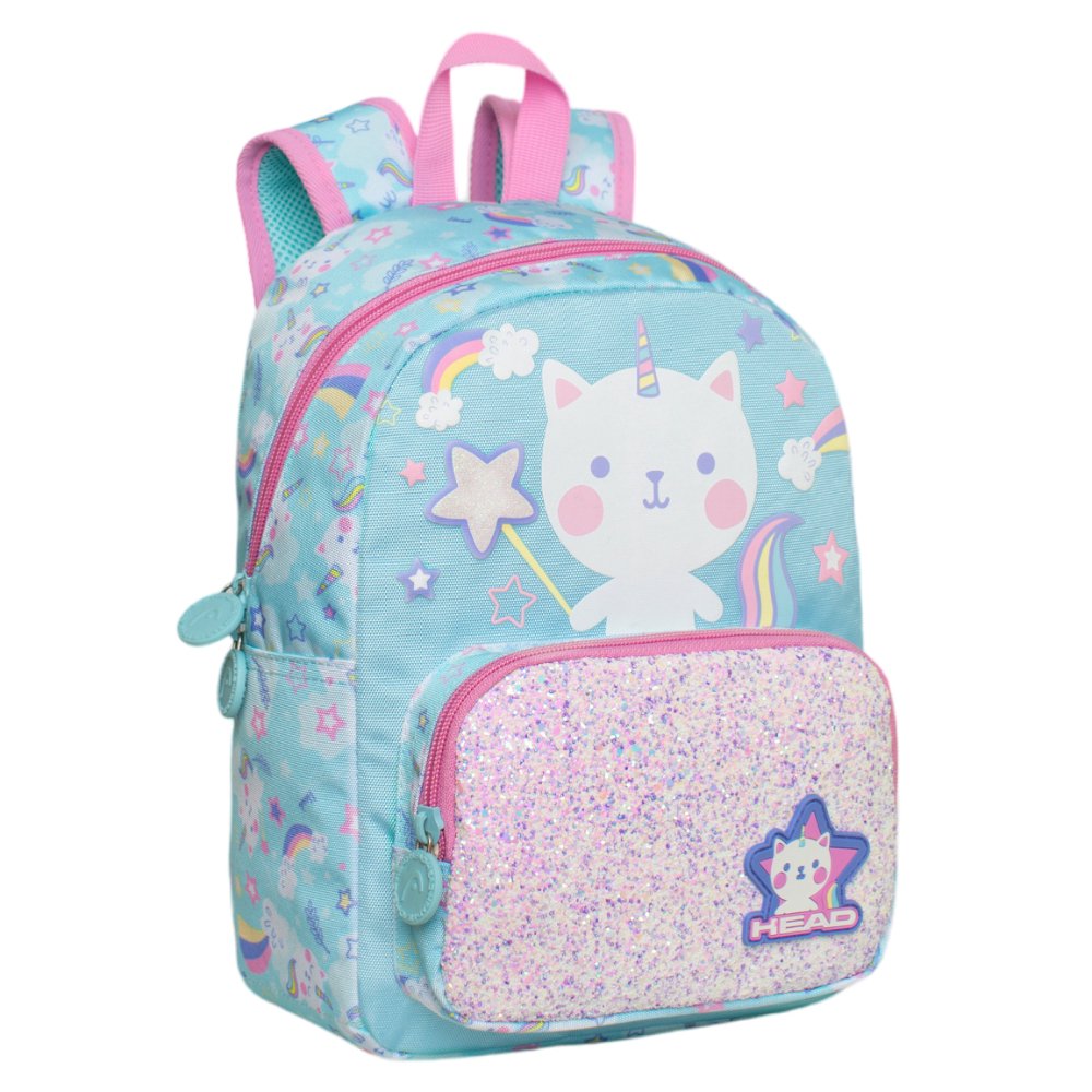 Mochila Infantil Niña Pop Gaticornio Menta Head