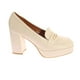 thumbnail image 2 of Zapato Tacón Blanco Vía Franca, 2 of 5