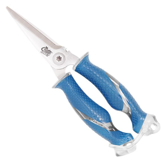 Tijeras Cuda 20 cm con recubrimiento de titanio para pesca
