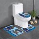 thumbnail image 1 of Juego de Alfombras de Baño Desmarcar Terciopelo Coral 3 Piezas, 1 of 6