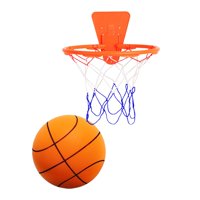 Magideal - Baloncesto Silencioso Con Aro, Pelota Deportiva Para Niños, Sin Ruido, Sin Sonido, Pelota Educativa Suave Para Palmaditas, Pelota De Juguetes Para Niñ Talla 3