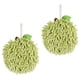 thumbnail image 1 of REGALWOVEN Toallas de Mano de Bola de Chenilla Suave Absorbente y Esponjosa, Toalla Decorativa Peluda con Gancho para Pared para Baño (6 x 6 Pulgadas) Verde 2 Piezas, 1 of 6