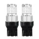 thumbnail image 4 of 2 Piezas 9-30 V Luces De Freno Traseras Parpadeantes Bombillas De Iluminación Roja 7443, 4 of 5