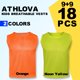 thumbnail image 3 of Chalecos de Scrimmage ATHLOVA Youth – Pack de 18 en Neón Amarillo/Naranja, 3 of 6
