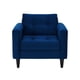 thumbnail image 1 of Sofa Retro 1C Felpa 00 Azul Marino, 1 of 1