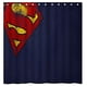 thumbnail image 1 of Cortina de ducha de Superman con ganchos, tamaño 60 x 72 pulgadas, 1 of 3