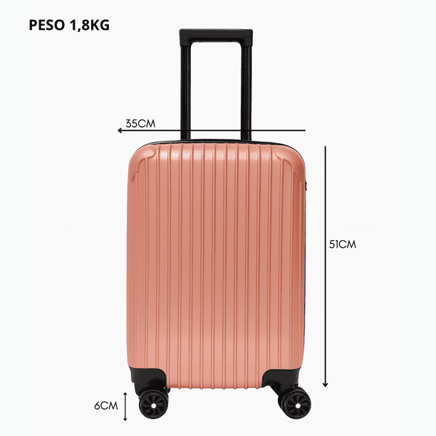 Maleta Cabina De 10 Kg Equipaje Chica Ruedas Viajes Avión Lider - Main Image