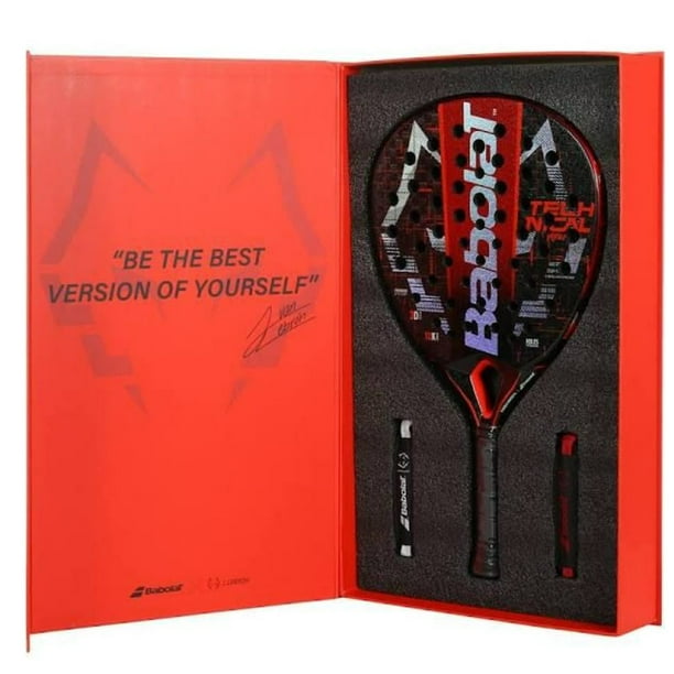 Babolat Technical Viper Juan Lebron Raquette Padel Blanc/Rouge - Puissance Explosive Et Contrôle