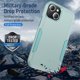 thumbnail image 3 of Para Apple iPhone 15 Plus Funda a Prueba de Golpes Resistente Protección de Cuerpo Completo de Alta Resistencia a Prueba de Polvo/caídas Cubierta Funda, Verde, para iPhone 15 Plus, 3 of 6