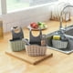 thumbnail image 2 of 1 Pc Sink Sponge Rack, Sink Organizer Silicone Storage Box, Hangable Multifunctional Drainage Adjustable Shoulder Strap, Sponge Rack For Kitchen Sink Absorption And Kitchen Bathroom Faucet Hanging Bas, 2 of 3