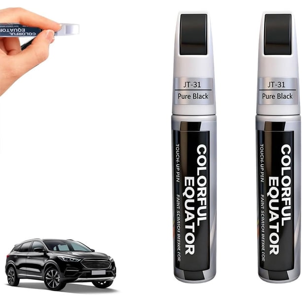 Bolígrafos retoque pintura coche 2 uds reparación arañazos profesional automotriz secado rápido fácil