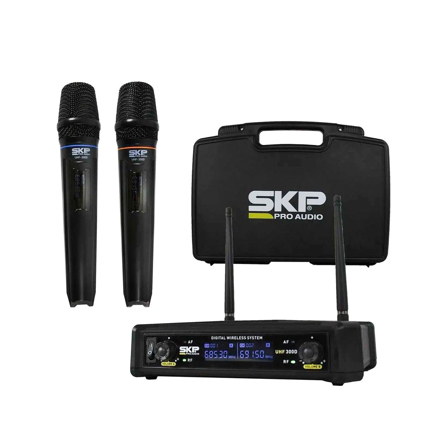 Skp Uhf 300 D Skp Sistema Microfono Inalambrico