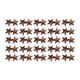 thumbnail image 4 of 50 Piezas De Estrella Y Campana De óxido, Adorno Navide?o Rústico Para Ventanas, Puertas, Cocina, Estrella De 4 Cm, 4 of 5