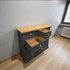 thumbnail image 2 of Cómoda de Madera Vintage con Cajón de Seguridad - Gris Grafito - 120x40x90 cm, 2 of 3