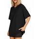 thumbnail image 2 of MOYIKO Camisetas Extragrandes para Mujer Cuello Redondo Ajuste Holgado Playeras Tops de Verano, 2 of 7