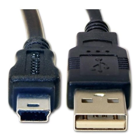 Gen - Cable Canon Usb Mini B Powershot Elph 160 170 180 190 360 Negro