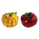 thumbnail image 1 of 2 Uds Bonita Estatua Ornamento Estatuilla Habitación Decoración De Escritorio Calabaza Tomate, 1 of 5