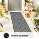 thumbnail image 5 of Alfombra Interior y Exterior Nicole Miller NY Danica 53x218 cm Negro Gris, 5 of 9