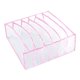 thumbnail image 1 of Organizador De Ropa Interior Plegable Bragas Sujetador Cajón Caja De Almacenamiento Rosa 6 Gripes, 1 of 5