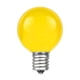 thumbnail image 1 of Bombilla Novelty Lights G50, amarilla, 7 W, base E17, paquete de 25 unidades, 130 V, 1 of 8