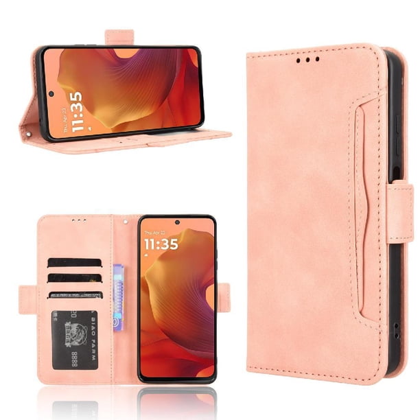 Funda Tipo Billetera FOXDOCK para Motorola MOTO G15 Power 4G – Tapa Flip con Tarjetero