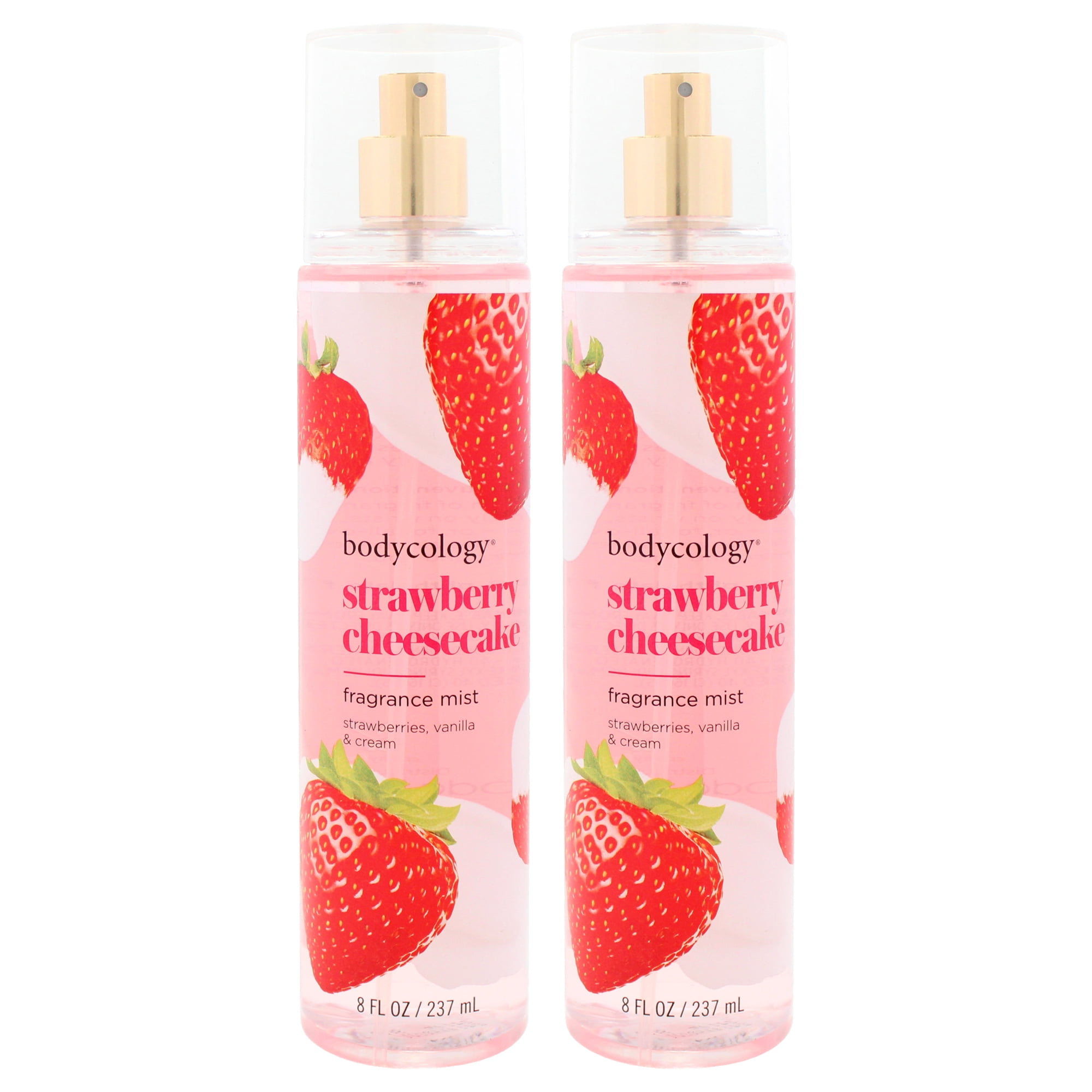 Perfume Bodycology Strawberry Cheesecake Spray 240ml Mujer Pack De 2