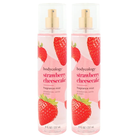 Perfume Bodycology Strawberry Cheesecake Spray 240ml Mujer Pack de 2